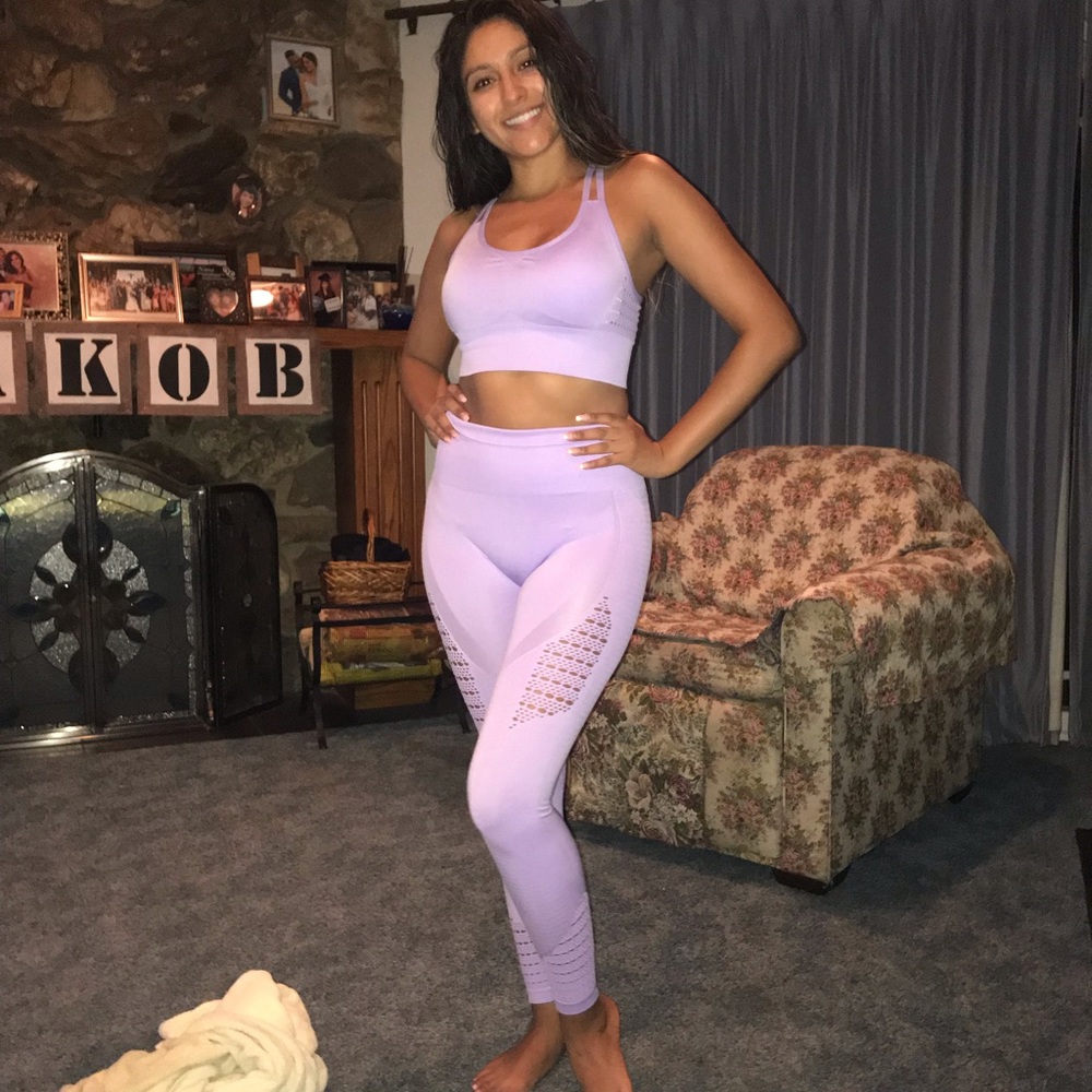 Fitness leggings/gym workout outfit